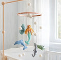 Felt Mermaid and Sea Life Baby Mobile
